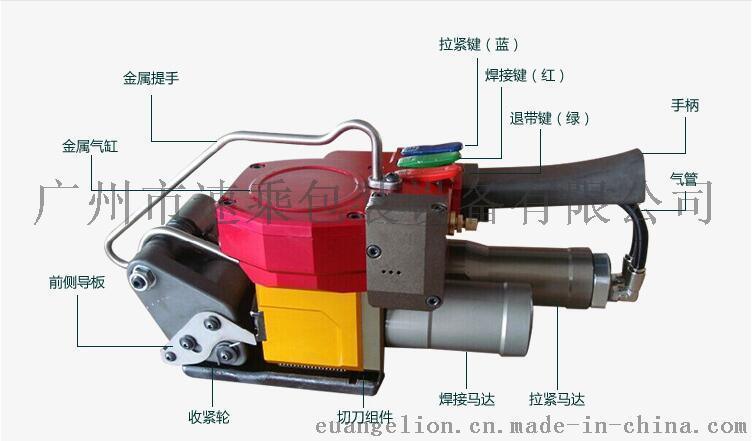 SQ-500气动塑钢带打包机